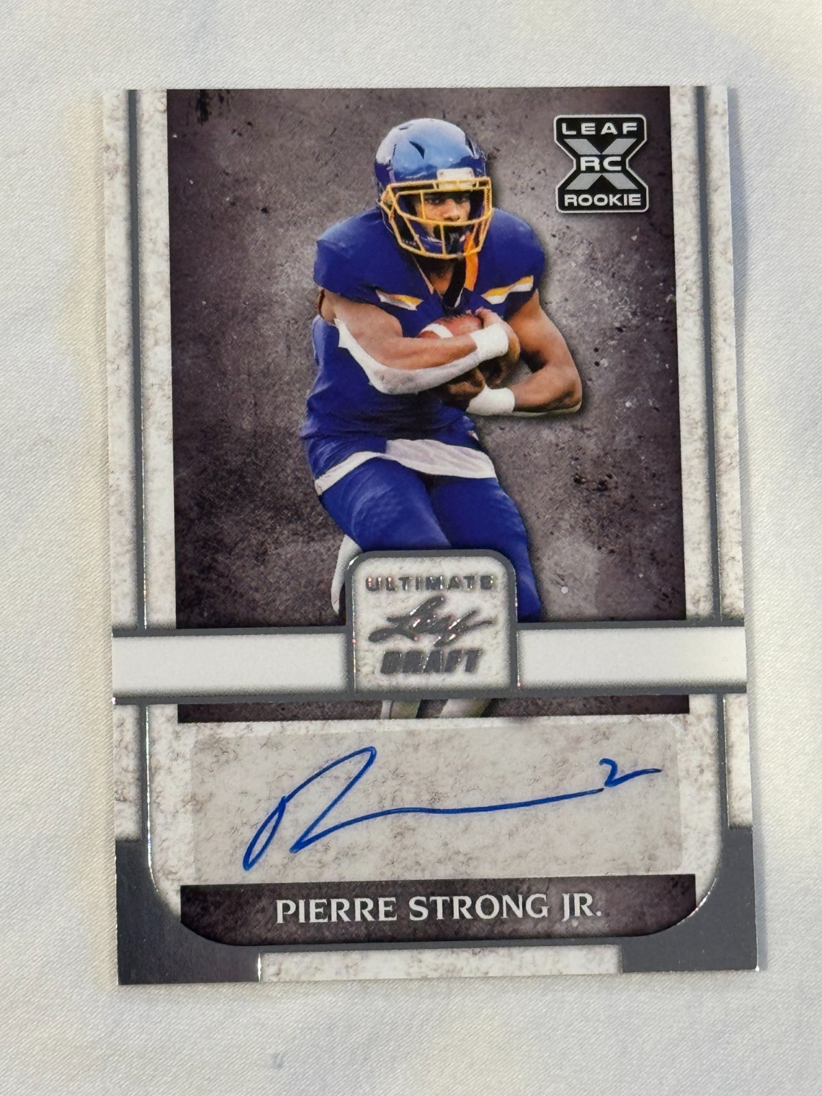 Pierre Strong Leaf Ultimate Draft Autographs #PSJ Silver Spectrum