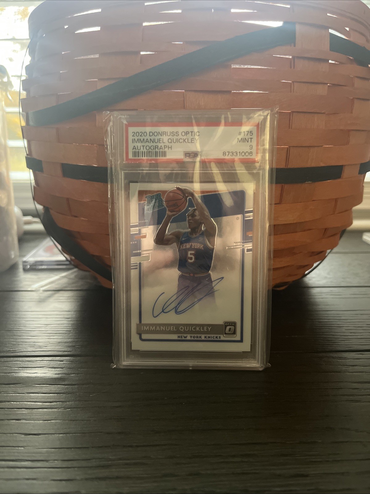 2020-21 Panini Donruss Optic - Rated Rookie Immanuel Quickley #175 Signatures