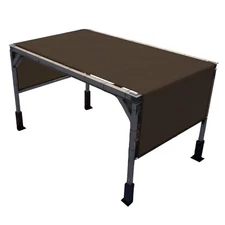 COLOURTREE Sun Shade Cloth 240"x144" Brown w/Grommets 95% Shade Pergola Cover