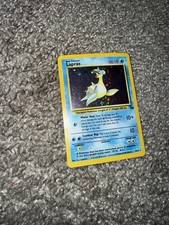 Pokémon TCG Lapras Fossil Holo Rare Card 10/62