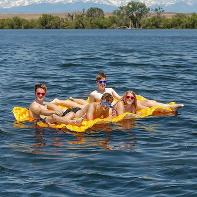 AIRHEAD Air Island Lake Float | Large Floating Water Mat AHGP-8 32302