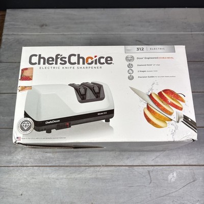 Chefs Choice 312 Electric Knife Sharpener Diamond Hone Edge New In Box