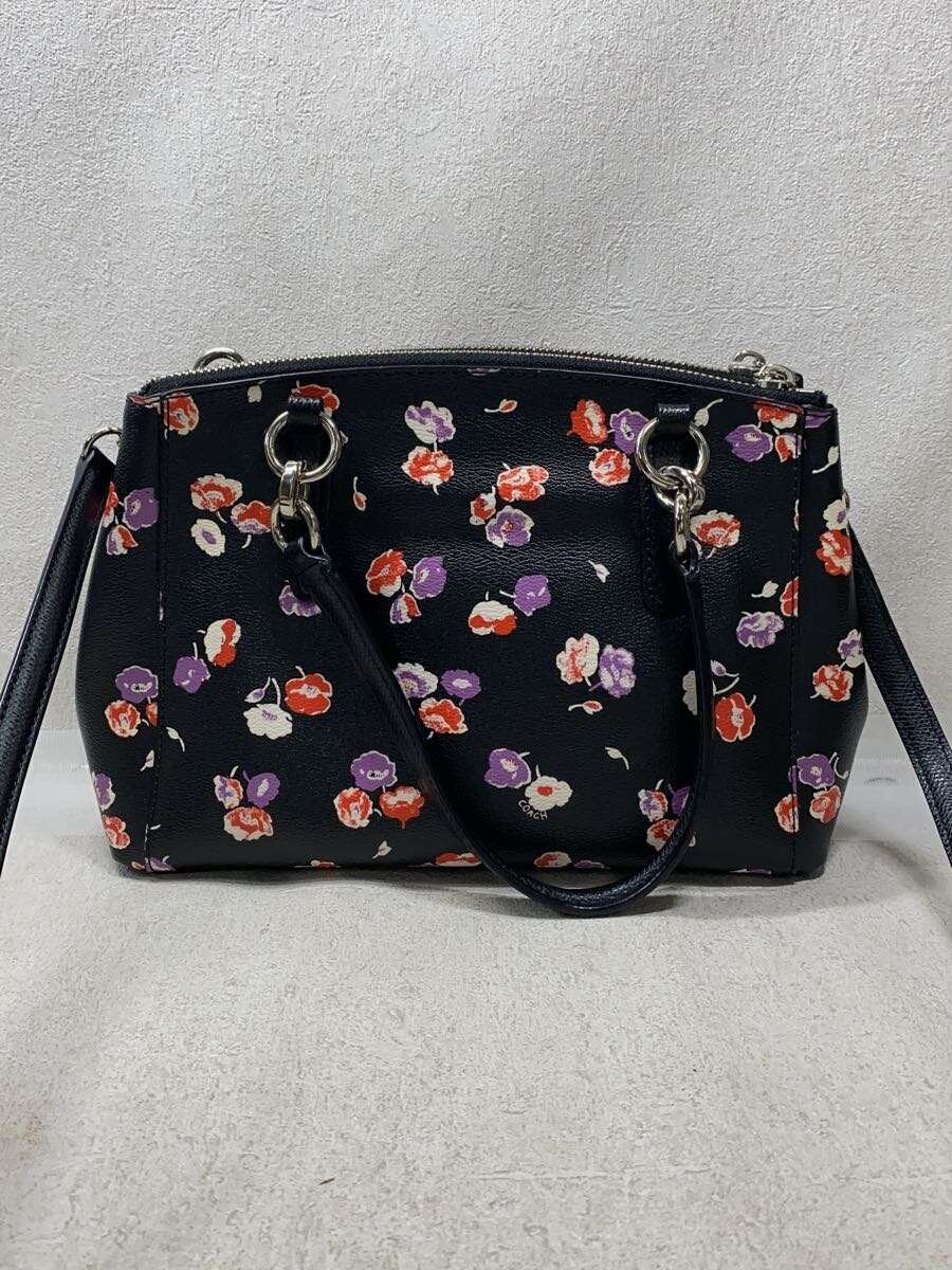 COACH Handbag Black All-Over Print thumbnail 9
