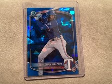2025 Bowman Draft Sapphire Edition Sebastian Walcott Chrome #BDC-169 Rangers