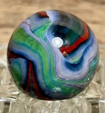 Jabo Joker Eclipse Run Marble Bright Oxblood Very Bold Colors Very Nice 