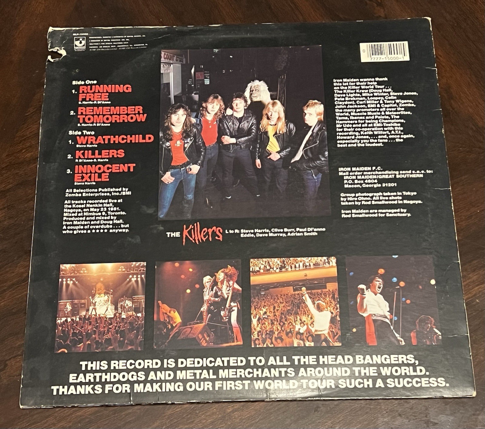 Iron Maiden Original Album Lot X 4!!!