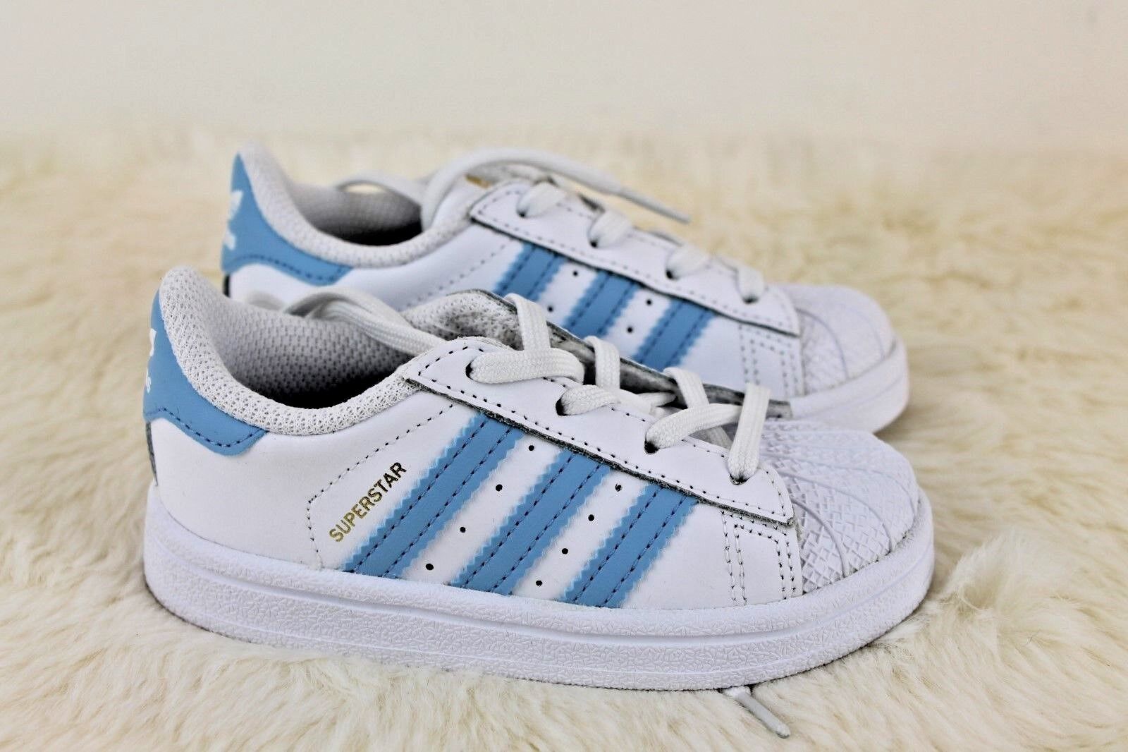 white and light blue shoes