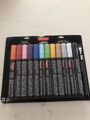 Premium Fine Tip Oil-Based Paint Pens by Craft Smart  12ct