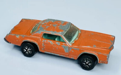 PLAYART FASTWHEELS-PEELERS CADILLAC ELDORADO Orange w/ Teal Interior