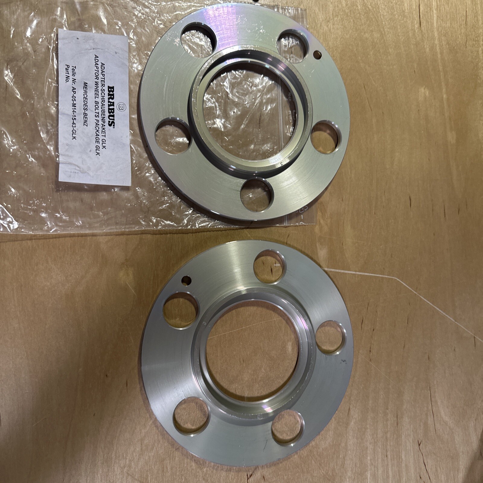 BRABUS Wheel Spacer 5 MM 86 MM To 66.5 MM Hub centric set Of 2 Pc #AP-05-M14