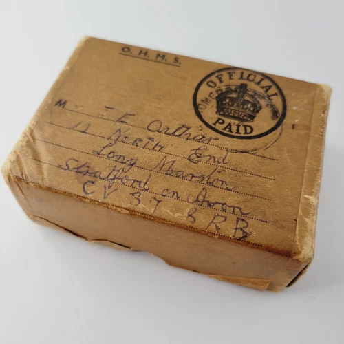 WW2 - ARTHUR - STRATFORD-UPON-AVON - Named British Military Medal Box