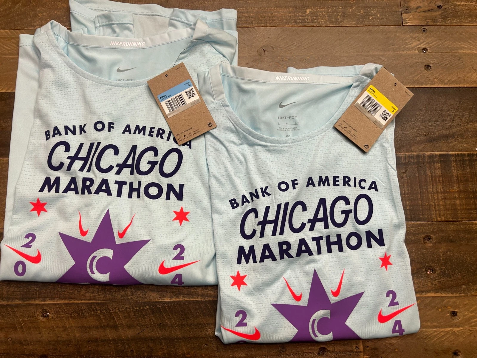 Nike 2024 Chicago Marathon Finisher Running Shirt Rise 365 Top Men’s FV6330