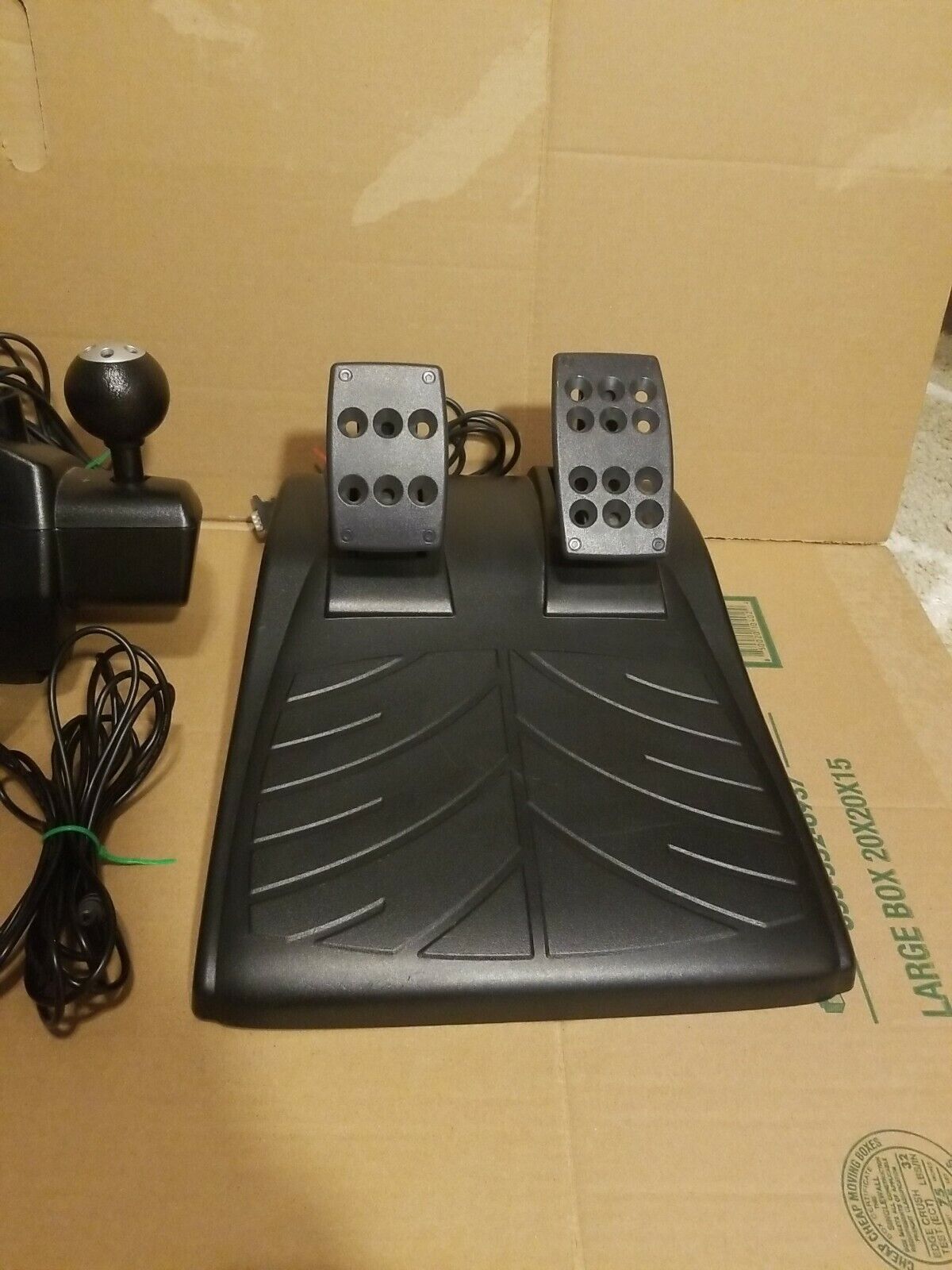 Logitech Driving Force GT E-X5C19 Steering Wheel with Pedals Power supply.  719896370011