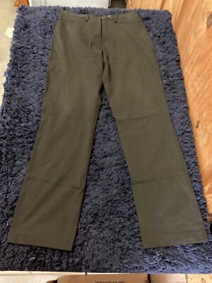 H & M Hennes Collection Flat Front Black Dress Pants Womens Size 42 | eBay H & M Hennes Collection Flat Front Black Dress Pants Womens Size 42 | eBay