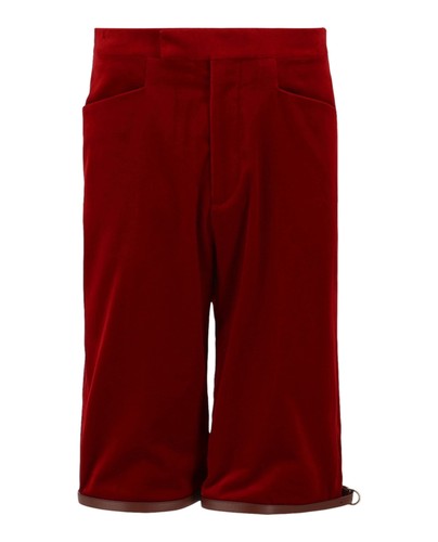 Gucci Mens Stretch Velvet Shorts
