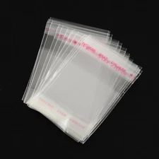 1000Pcs Small Cellophane Jewelry Storage Bags Self-Adhesive Sealing Bags 6x4cm