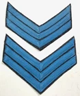 CIVIL WAR CS CONFEDERATE SARGEANT NCO RANK CHEVRONS-INFANTRY