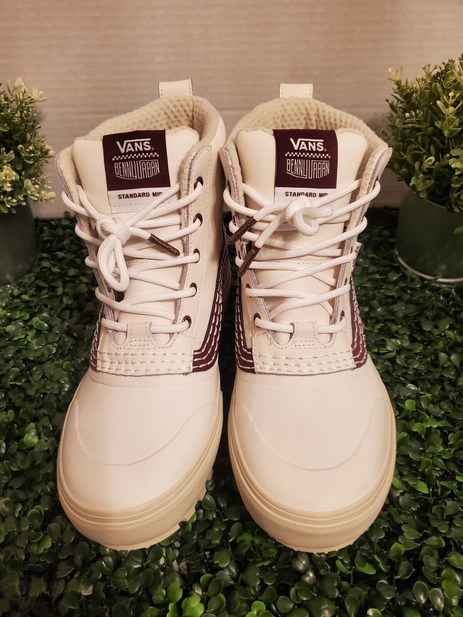 Vans x Benny Urban Standard Mid Snow MTE Boot Marshmallow Burgundy
