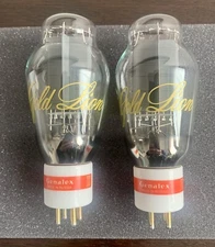 Genalex Gold Lion Px300B Matched Pair Set Of Vacuum, 16 hours use. Like New