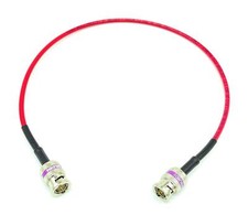 12G 4K HD SDI BNC - BNC Cable Belden 4855R Mini RG59 1.0ft Red