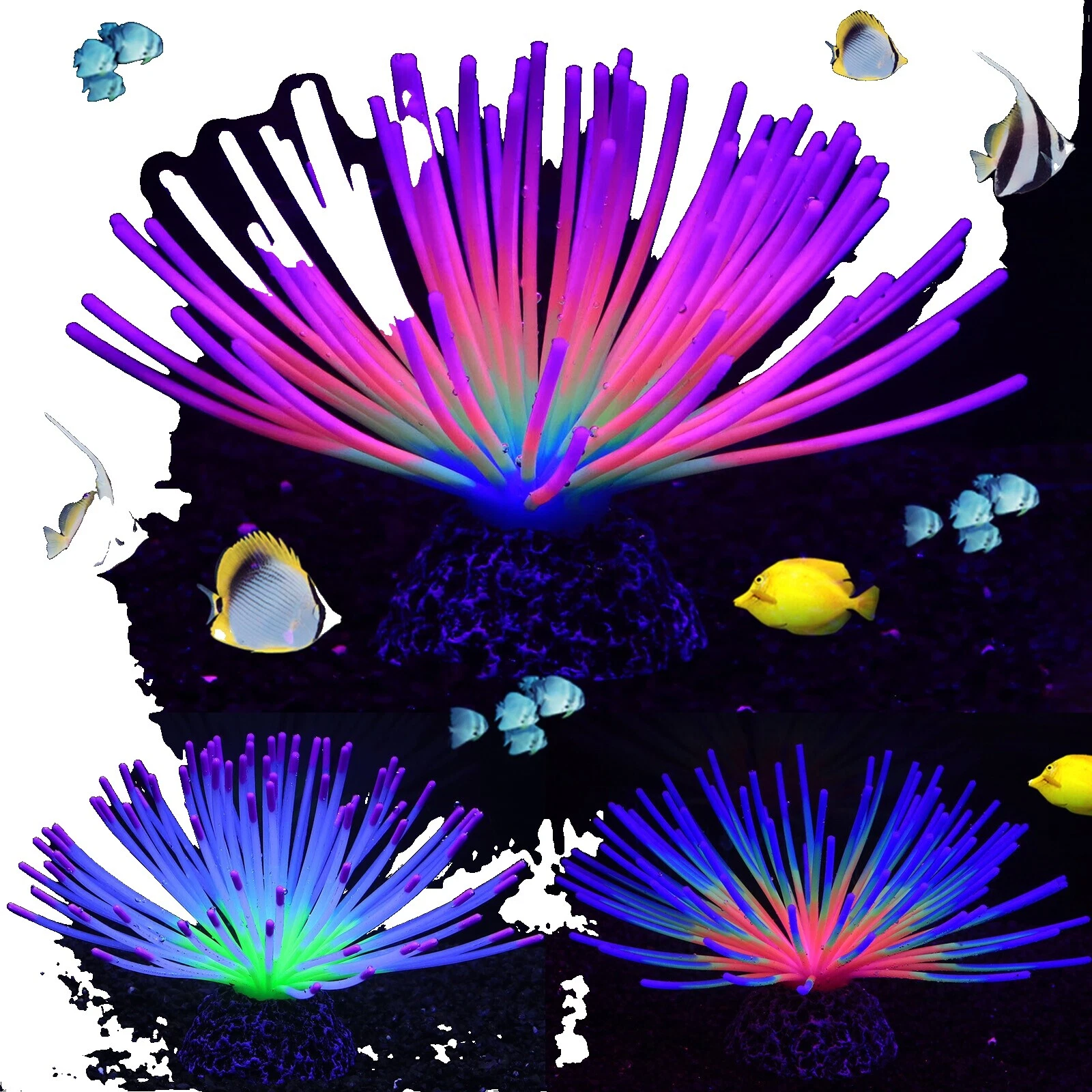 Флуоресцентные искусственные кораллы для аквариума