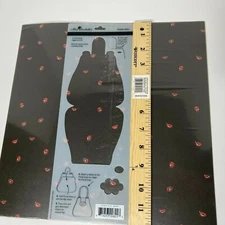 Purse Card Stencil Template Homemade Card Making Paper Crafts Scrapbook 