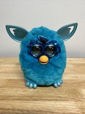 FURBY BOOM BLUE PATTERN SPECIAL EDITION PLUSH INTERACTIVE TOY RARE WITH BOX