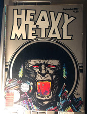 HEAVY METAL #6 Illustrated Fantasy Mag septiembre 1977 Richard Corben Moebius en muy buen estado+
