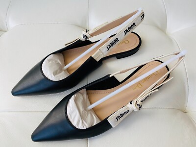 dior ribbon slingback