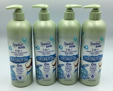Suave Kids 3 IN 1 Shampoo, Conditioner  Body Wash, Coconut Oil, 16.5 OZ, 4 Pk