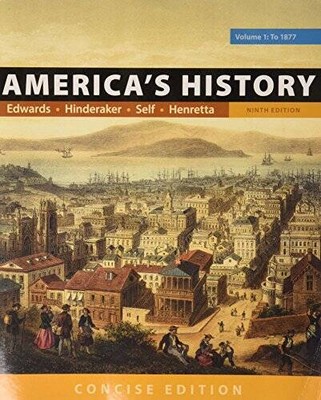 Americas History: Concise Edition, Volume 1 - Paperback - ACCEPTABLE