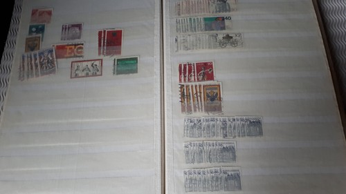 TIMBRES "DEUTSCHLAND DUBLETTENALBUM", livre gras avec timbres allemands - Photo 10 sur 12