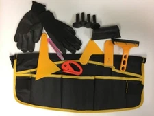 Car Wrap Vinyl Tools Kit Squeegee Scraper Razor Glove 4 Magnet Window Tint Pouch