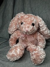 Plush Pink Easter Bunny Stuffed Animal Toy 15"