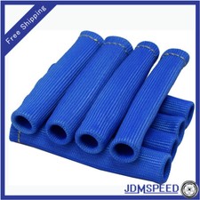 2500 Blue Spark Plug Wire Boots Protector Sleeve Heat Shield Cover For Ls1 Ls2