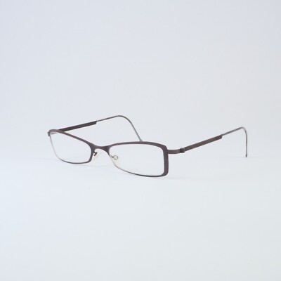 Lindberg Vintage Brille Strip Titanium 5130 Grau Damen Brillengestell 49/19-135