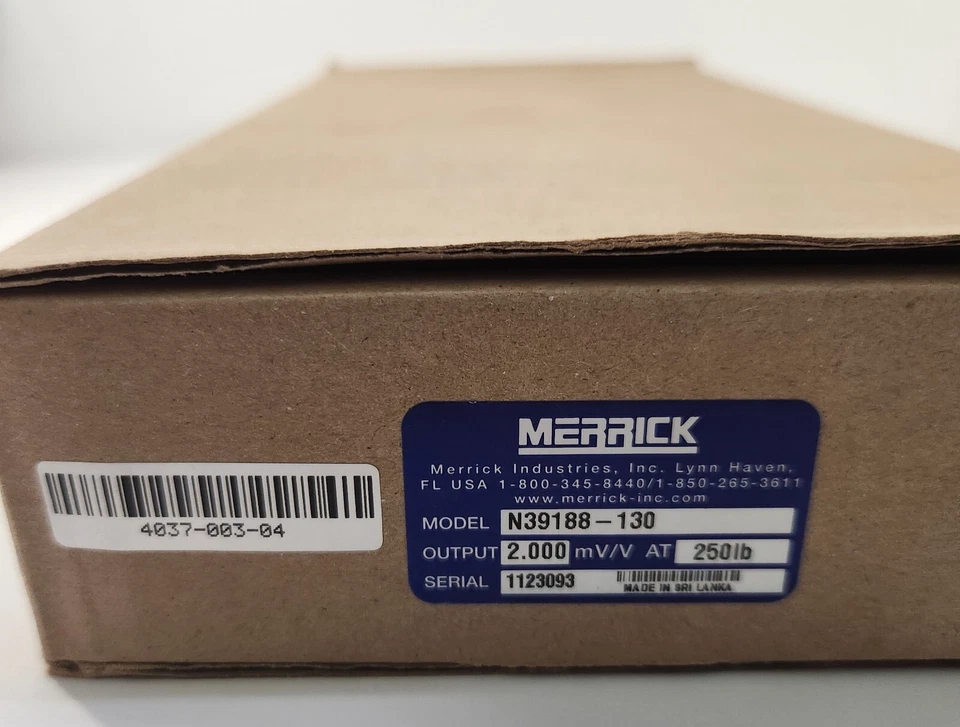 Merrick - N391188-130 - 1123093 - Load Cell - Output 2.000mV/V at 250lb - Image 2 of 4