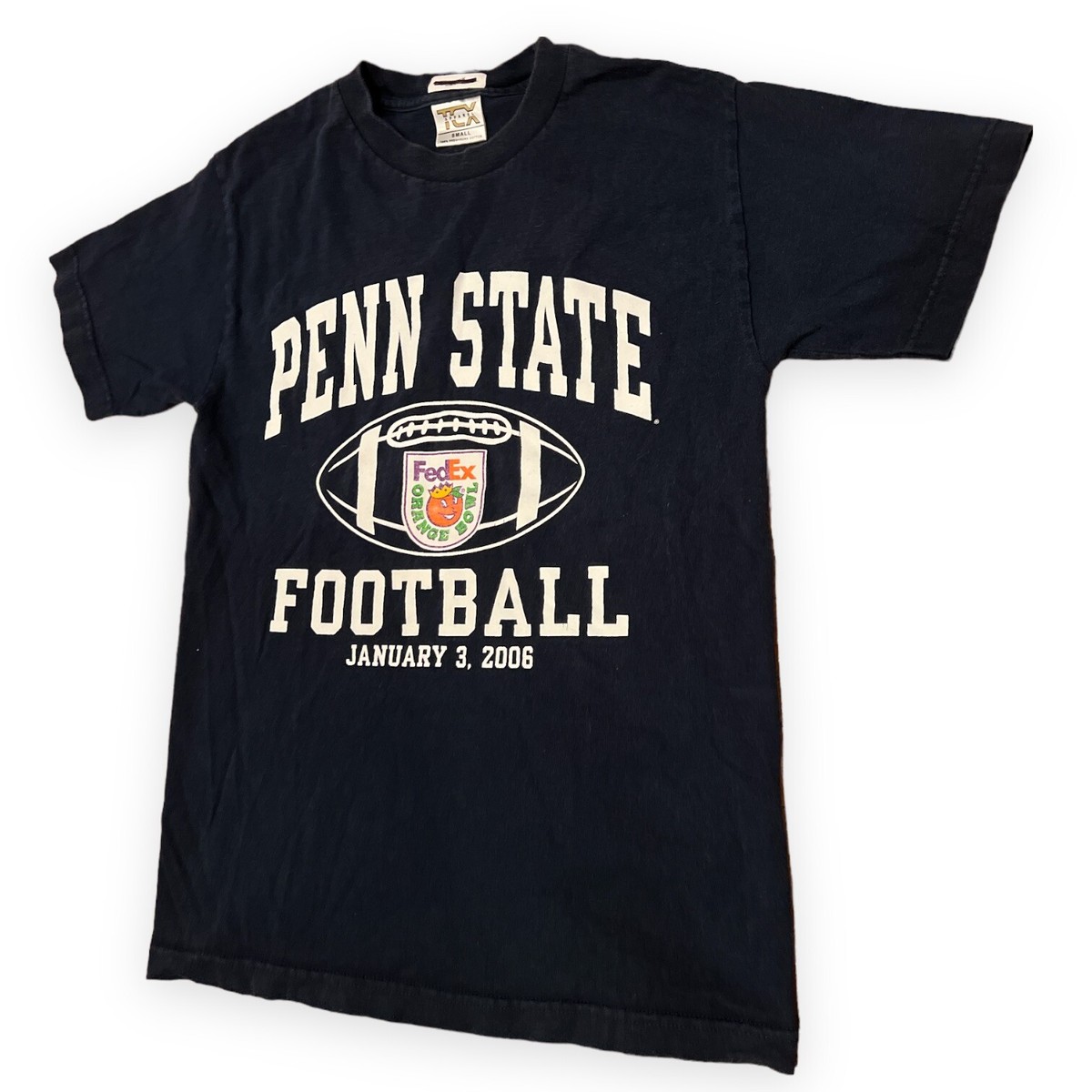 VINTAGE 2006 FEDEX Orange Bowl T-Shirt Penn State Nittany Lions Small TCX
