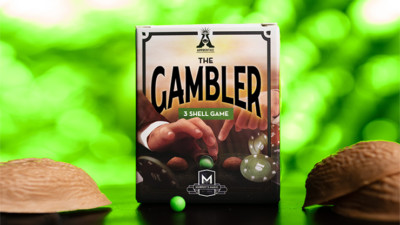 THE GAMBLER / THREE SHELL GAME (Gimmicks and Instructions) by Apprentice Magic -