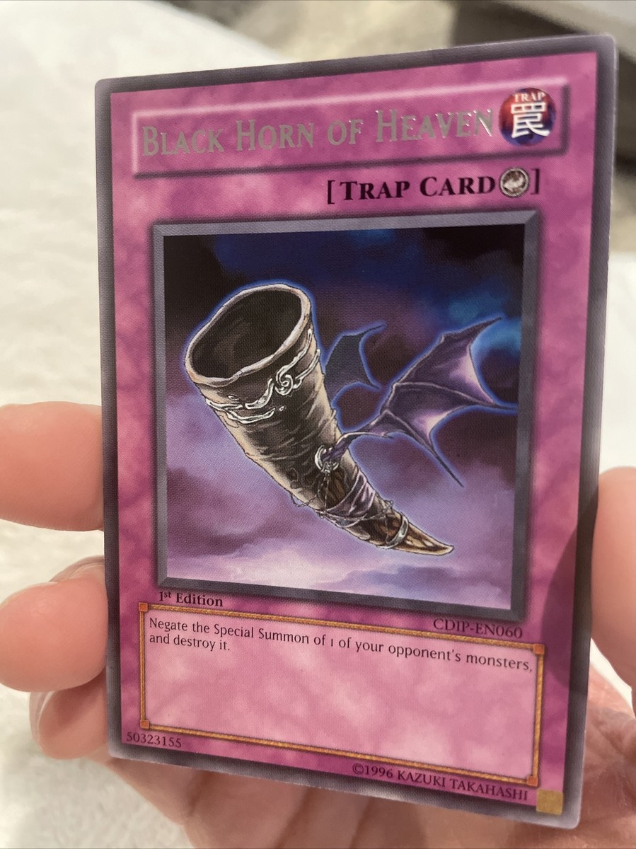 遊戯王 Black Horn of Heaven 1st Edition Yu-Gi-Oh! Yugioh Card Black Horn Of Heaven 1st Edition CDIP-EN060
