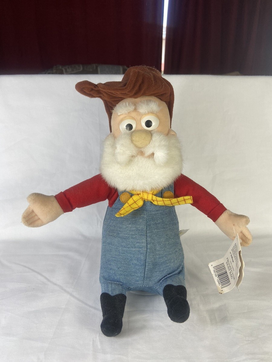 Toy Story 2 Prospector Pete Plush Mini Bean Bag Doll, Rare 1999