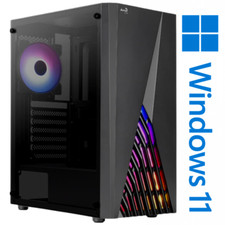GAMING PC INTEL i5 10400 4,3GHz SECHSKERN 8GB RTX 4060 16GB Windows 11 GAMER
