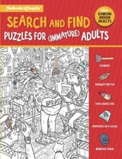 Search and Find Puzzle Book For (Immature) Adults by Mike Bender: New