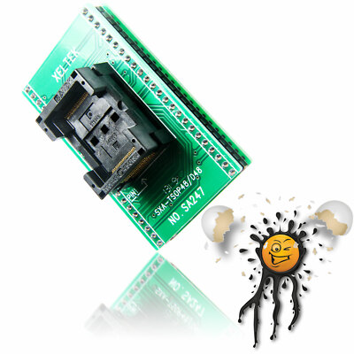 TSOP48 TO DIP48 ZIF Socket Konverter Modul Programmer RAM EMMC Flash Adapter 0,5