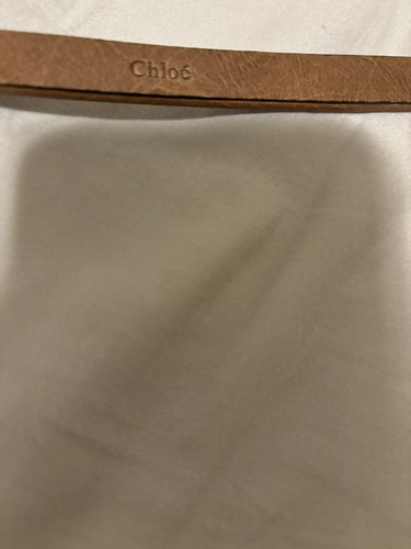 CHLOE Nut Brown 1/2” Wide Adjustable Tassel Leather Belt Made Italy Medium NWT - Picture 3 of 6