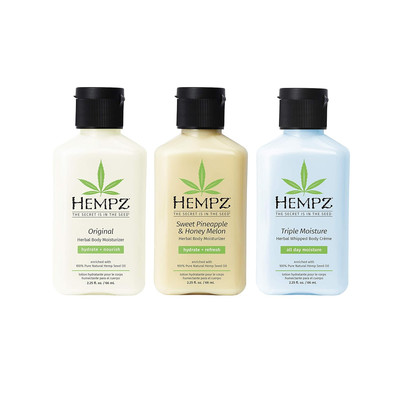 Original, Sweet Pineapple & Honey Melon, and Triple Moisture Travel Size Moistur