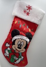 Kurt Adler Mickey Mouse w/Present Christmas Stocking Standard 19  