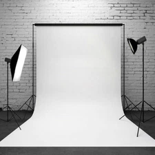 3X5/5x7FT Pure White Backdrop Vinyl Photography Background Studio Wall Real NEW