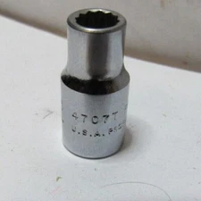 PROTO  4707T USA MADE SOCKET 1/4" DRIVE  7/32" 12 POINT     A467n