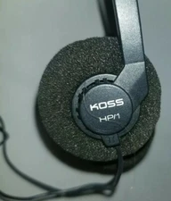Koss HP/1 Ear Padded Headphones 3.5mm Jack Stereophones Tested